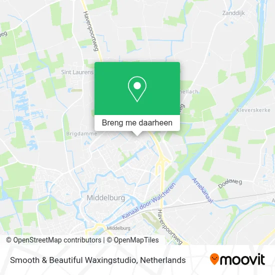 Smooth & Beautiful Waxingstudio kaart