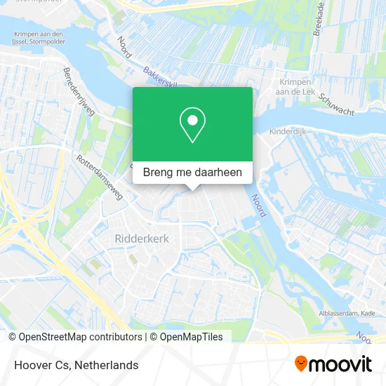 Hoover Cs kaart
