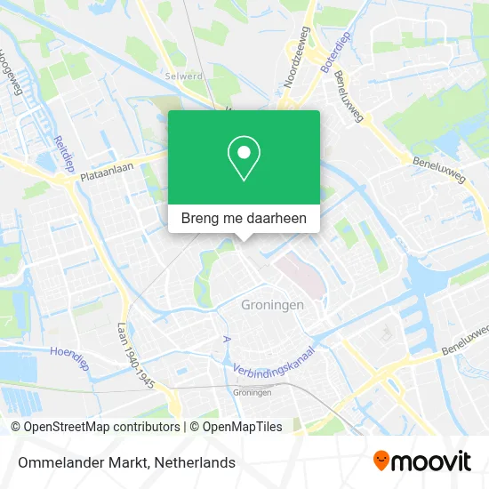Ommelander Markt kaart