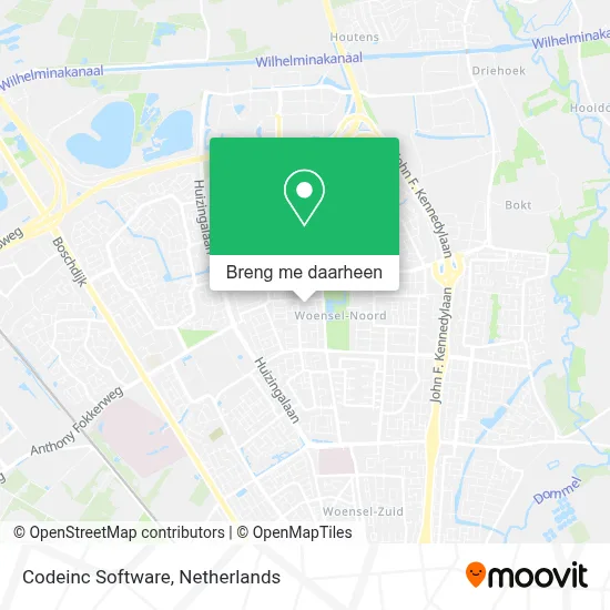 Codeinc Software kaart