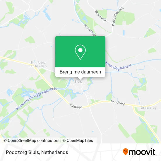 Podozorg Sluis kaart