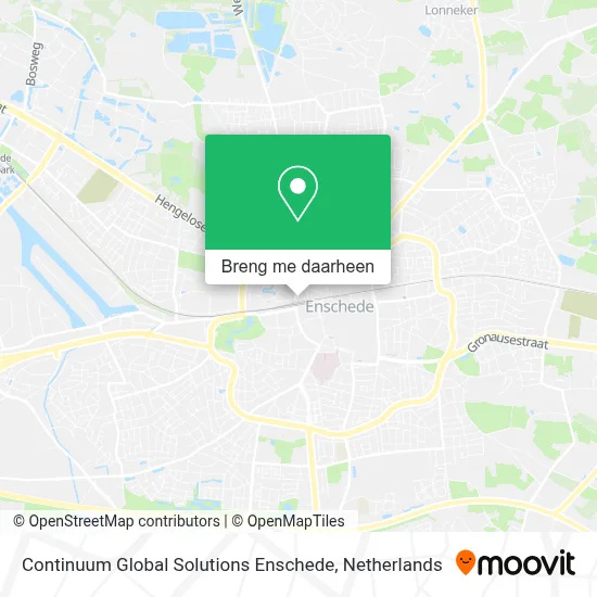 Continuum Global Solutions Enschede kaart