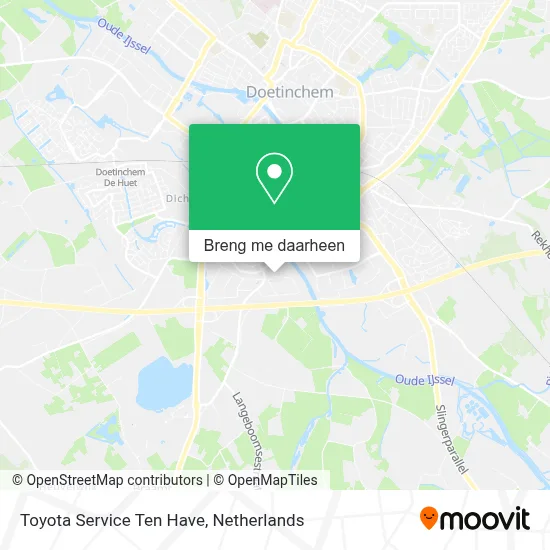 Toyota Service Ten Have kaart