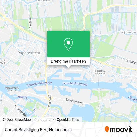Garant Beveiliging B.V. kaart