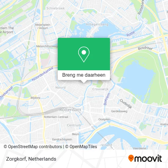 Zorgkorf kaart