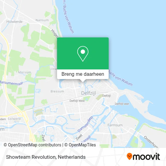 Showteam Revolution kaart