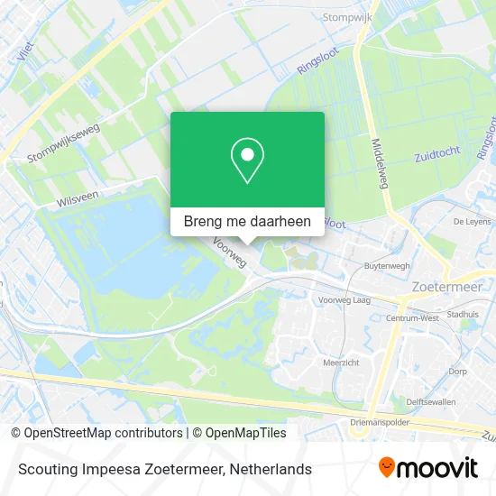 Scouting Impeesa Zoetermeer kaart