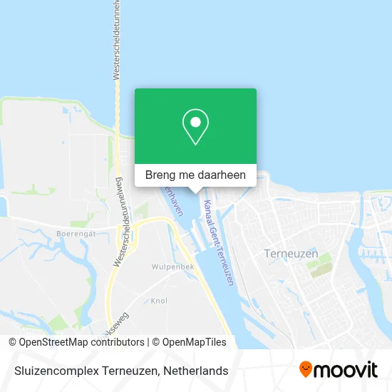 Sluizencomplex Terneuzen kaart