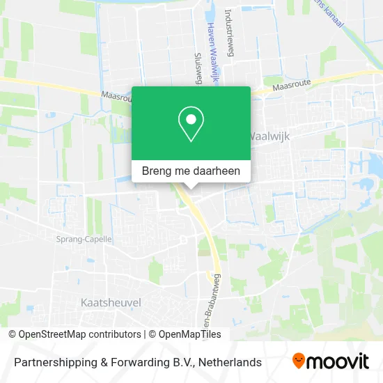 Partnershipping & Forwarding B.V. kaart