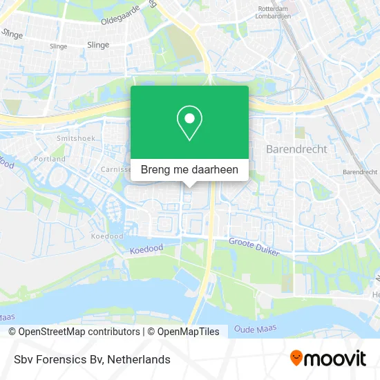 Sbv Forensics Bv kaart