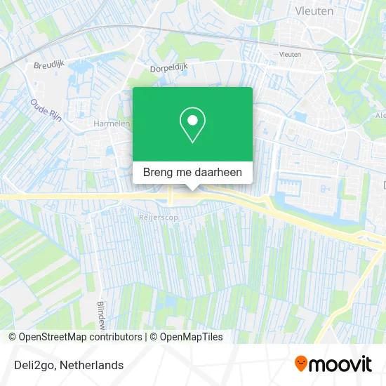 Deli2go kaart