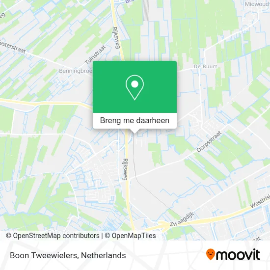 Boon Tweewielers kaart