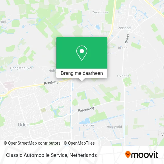 Classic Automobile Service kaart