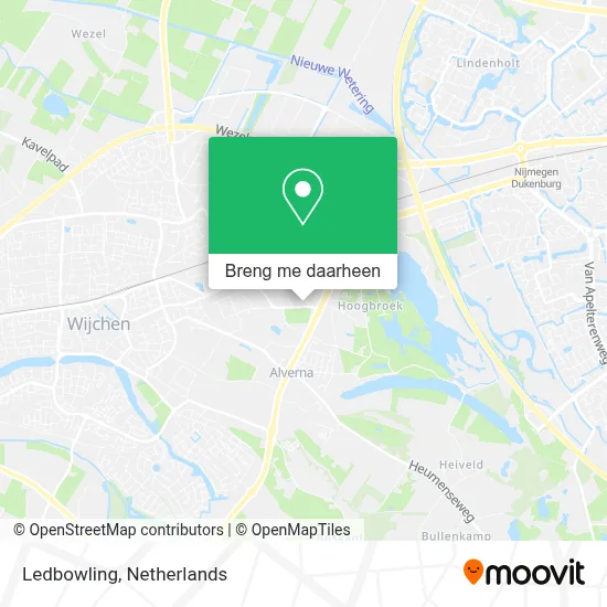 Ledbowling kaart