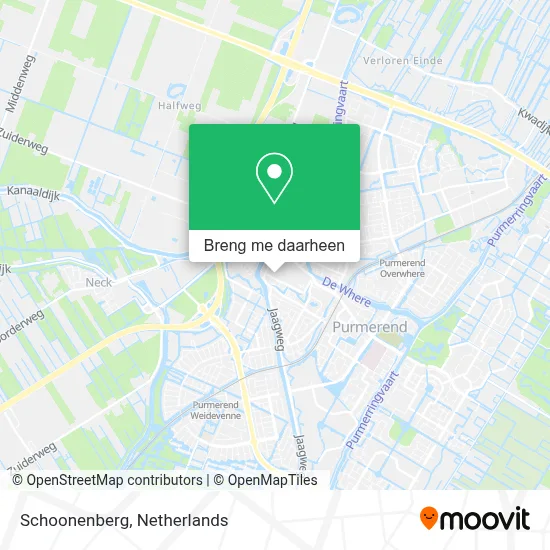 Schoonenberg kaart