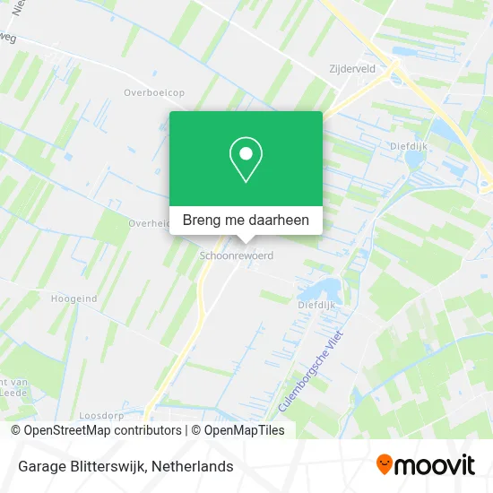Garage Blitterswijk kaart