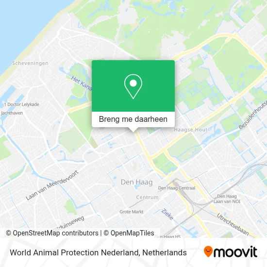 World Animal Protection Nederland kaart