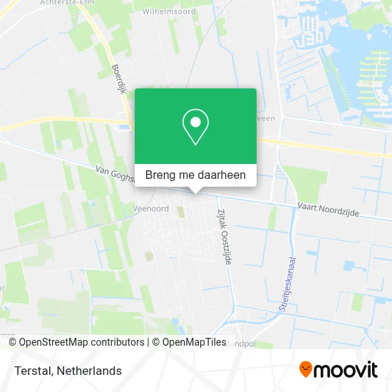 Terstal kaart