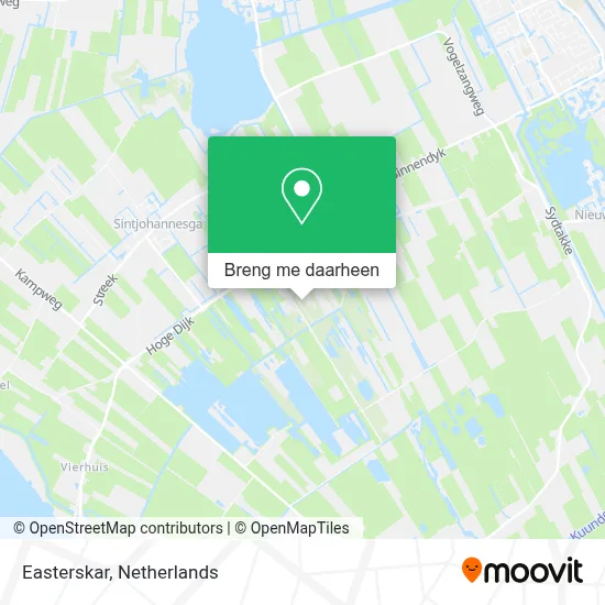 Easterskar kaart