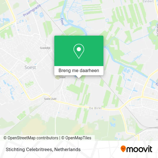Stichting Celebritrees kaart