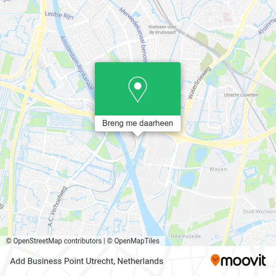 Add Business Point Utrecht kaart