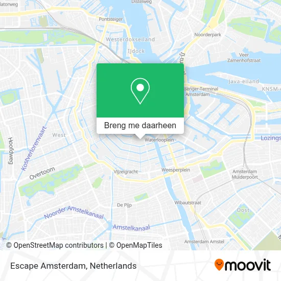 Escape Amsterdam kaart