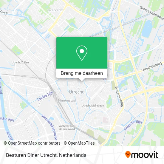 Besturen Diner Utrecht kaart