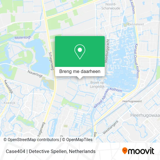 Case404 | Detective Spellen kaart