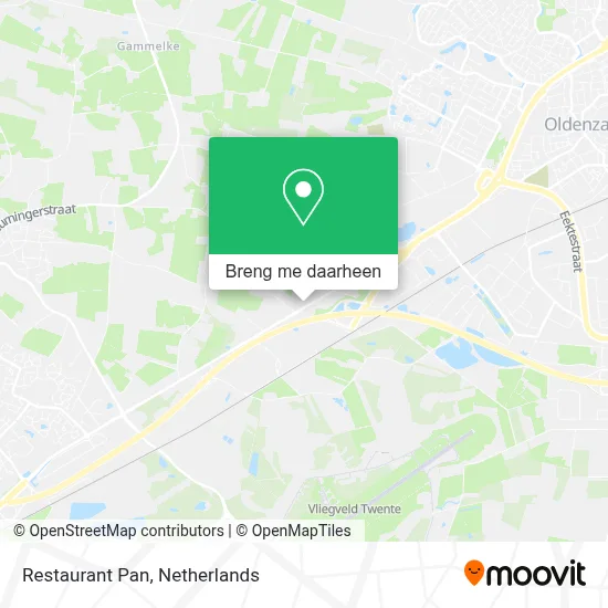 Restaurant Pan kaart