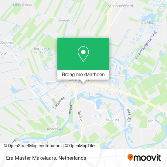 Era Master Makelaars kaart