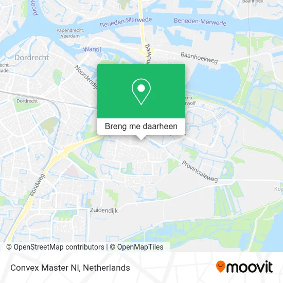 Convex Master Nl kaart