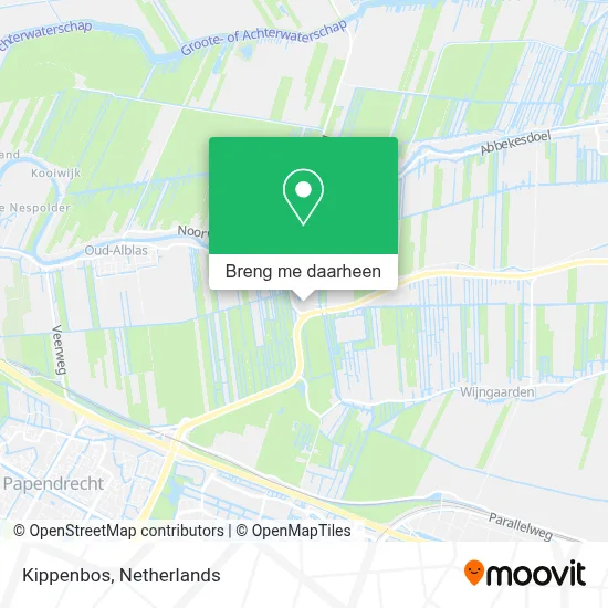 Kippenbos kaart