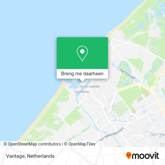 Vantage kaart