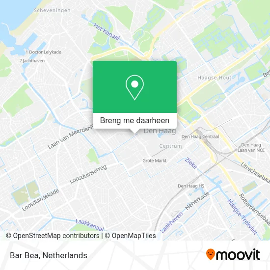 Bar Bea kaart