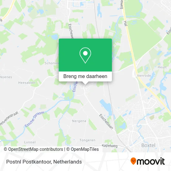 Postnl Postkantoor kaart