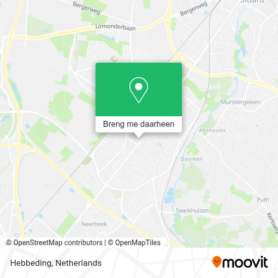 Hebbeding kaart