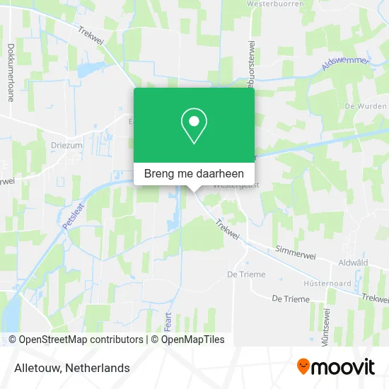 Alletouw kaart