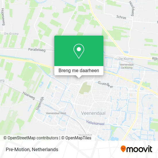 Pre-Motion kaart