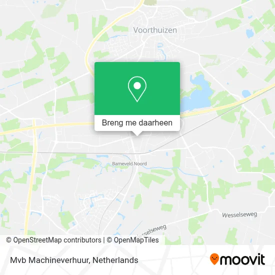 Mvb Machineverhuur kaart