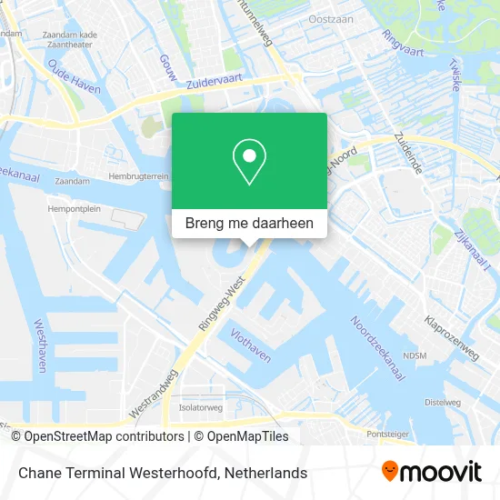 Chane Terminal Westerhoofd kaart