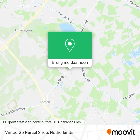 Vinted Go Parcel Shop kaart
