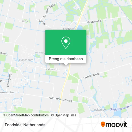 Foodside kaart