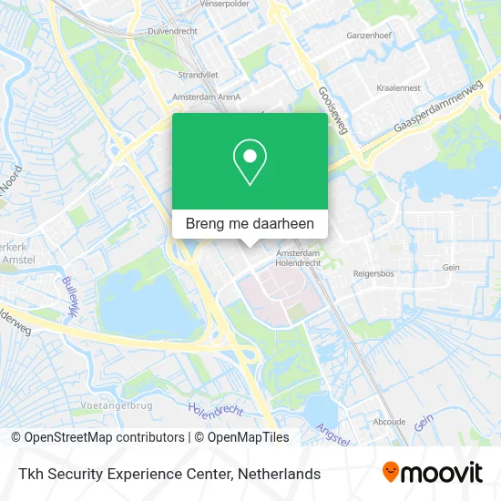 Tkh Security Experience Center kaart