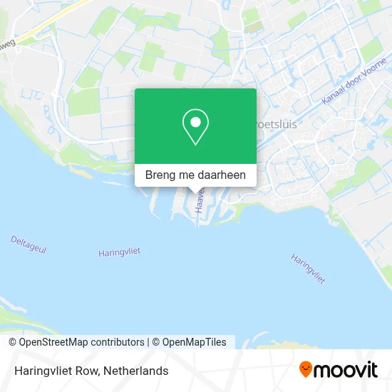 Haringvliet Row kaart