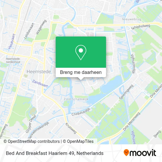 Bed And Breakfast Haarlem 49 kaart
