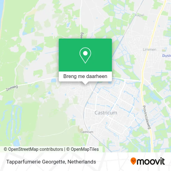 Tapparfumerie Georgette kaart