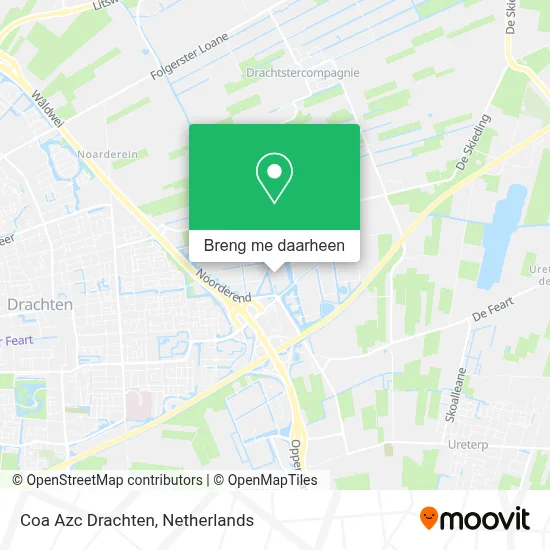 Coa Azc Drachten kaart