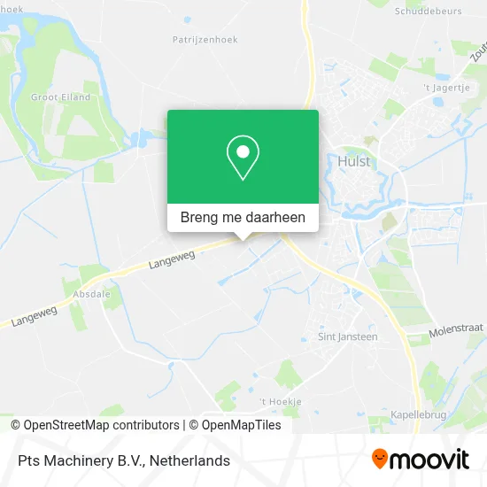 Pts Machinery B.V. kaart