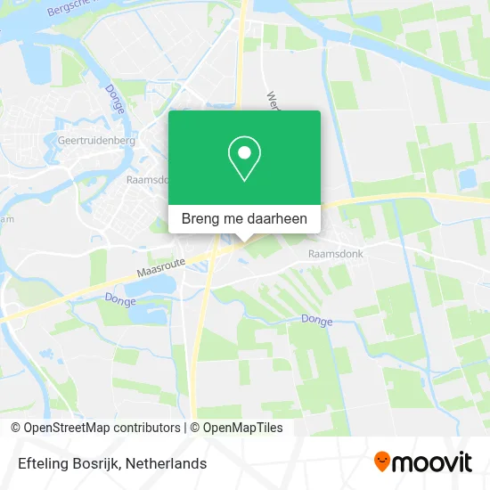 Efteling Bosrijk kaart