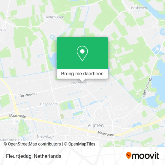 Fleurtjedag kaart